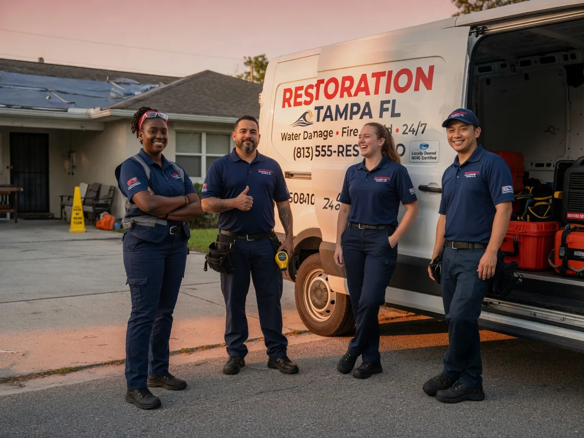 Water Damage Restoration company in Hye, TX